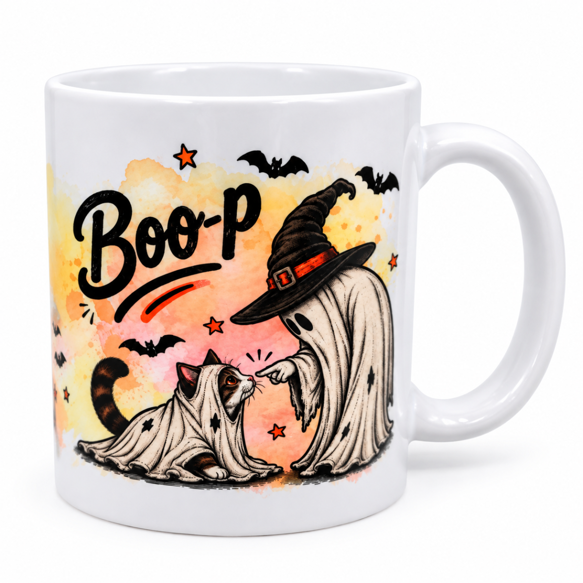 Preview: Halloween Tasse Boop Katze